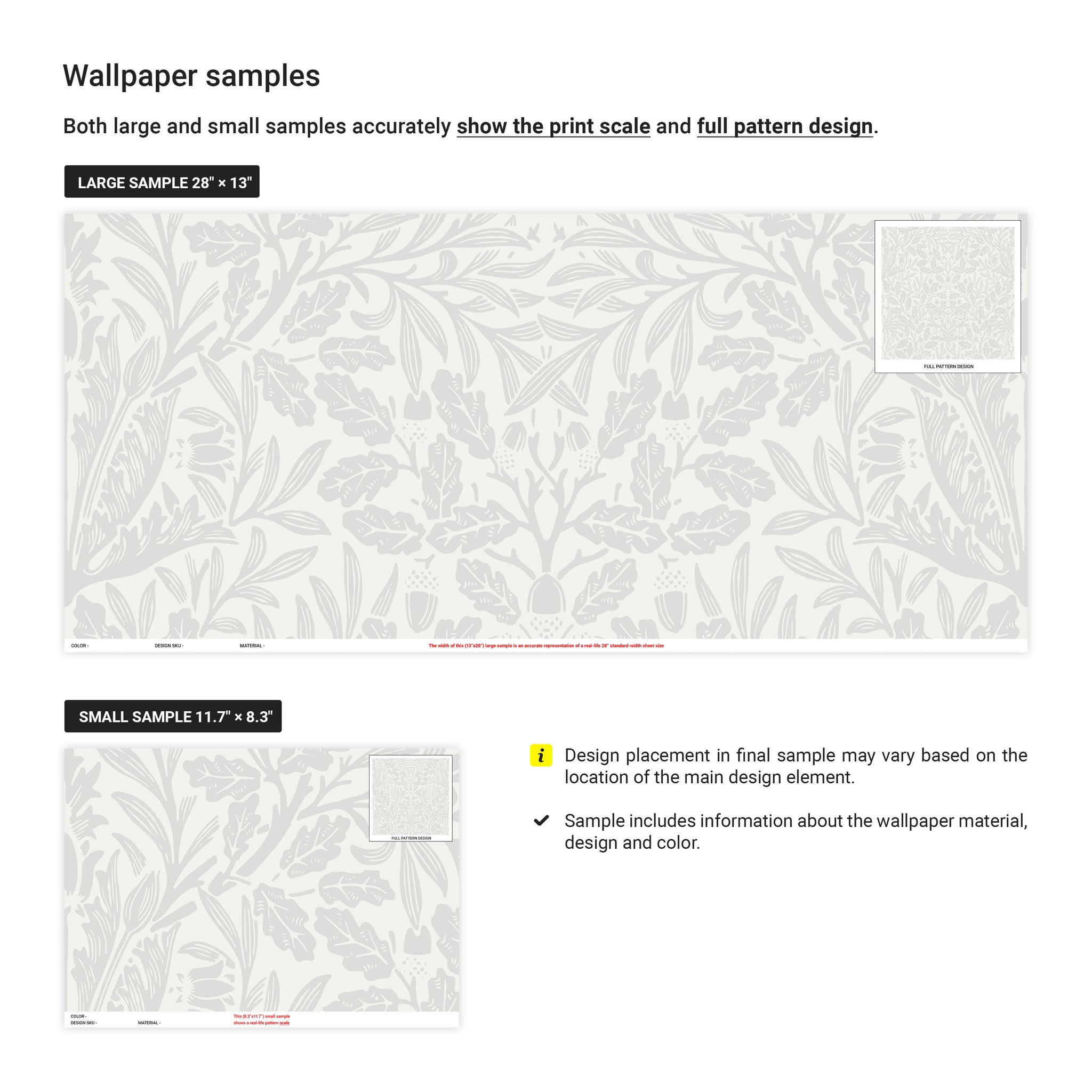 Acorn x William Morris Wallpaper - Nature-inspired design | DeccoPrint