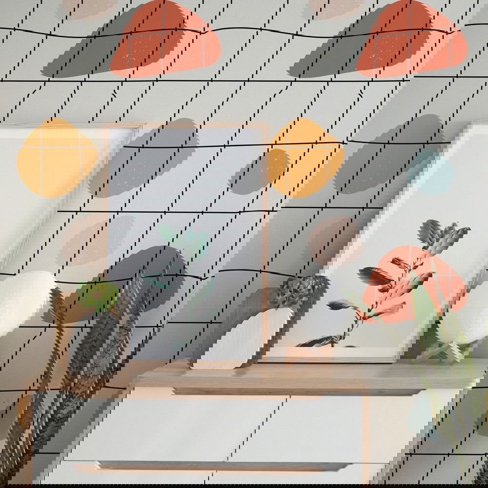 Abstract Geometry Peel and Stick Wallpaper, Removable Wallpaper, Traditional Wallpaper | DeccoPrint