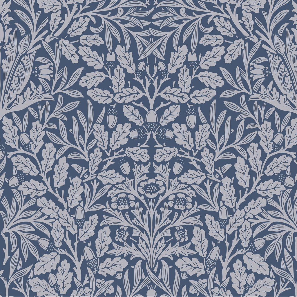 Acorn X William Morris Wallpaper - Blue | DeccoPrint