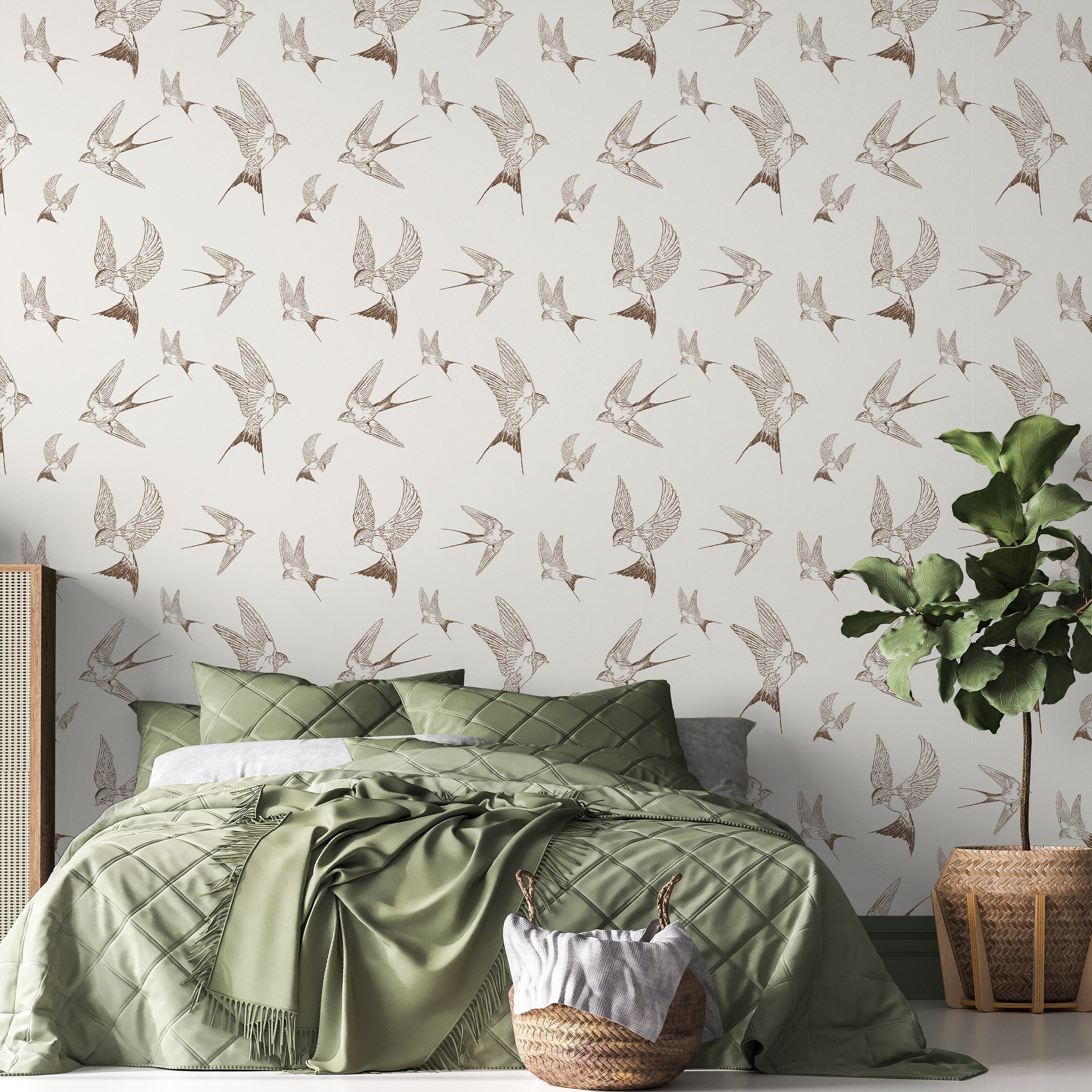 Soar the Sky Peel and Stick Wallpaper, Removable Wallpaper, Traditional Wallpaper | DeccoPrint