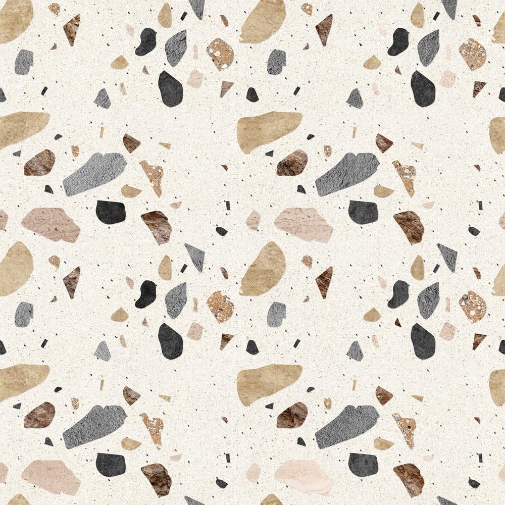 Beige Fragments Wallpaper - DeccoPrint