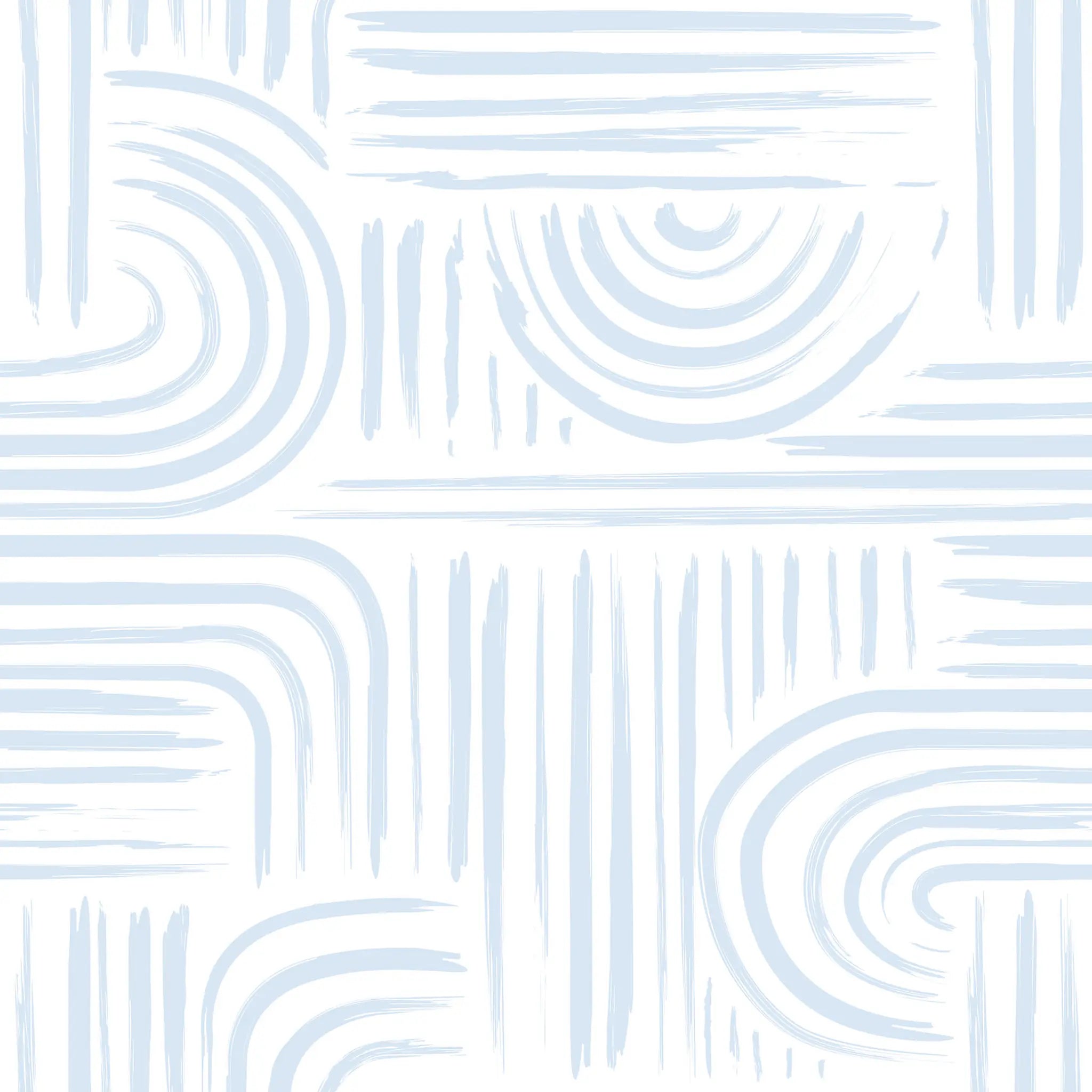Abstract pattern of blue lines on a white background