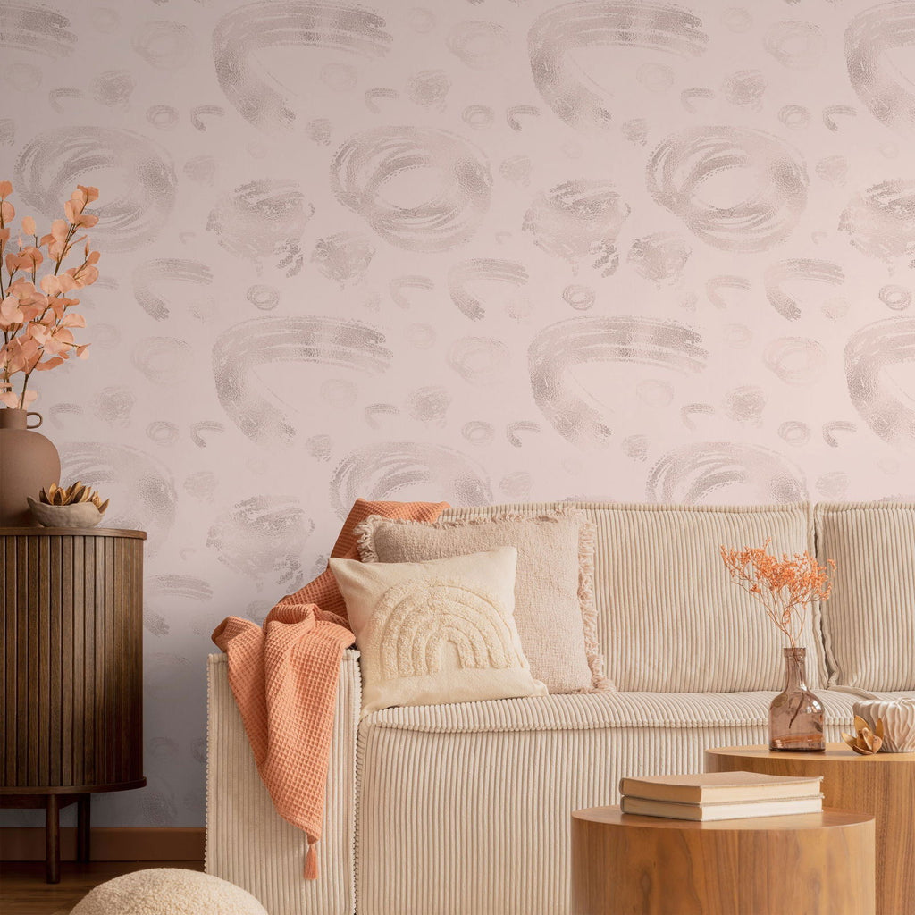 Blush Canvas Wallpaper | DeccoPrint