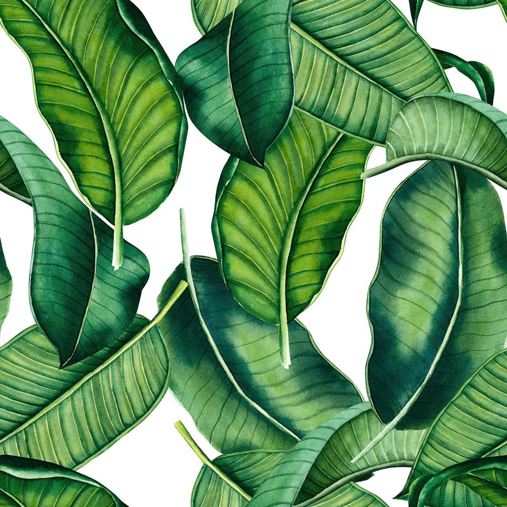 Botanical Leaves Peel and Stick Wallpaper, Removable Wallpaper, Traditional Wallpaper | DeccoPrint