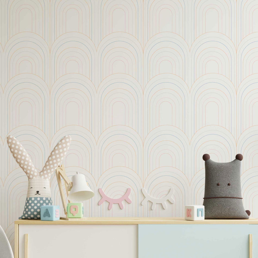 Chalk Drawing Wallpaper | DeccoPrint