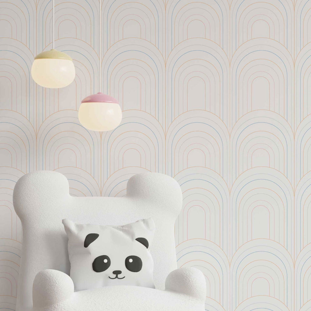 Chalk Drawing Peel and Stick Wallpaper, Removable Wallpaper, Traditional Wallpaper | DeccoPrint