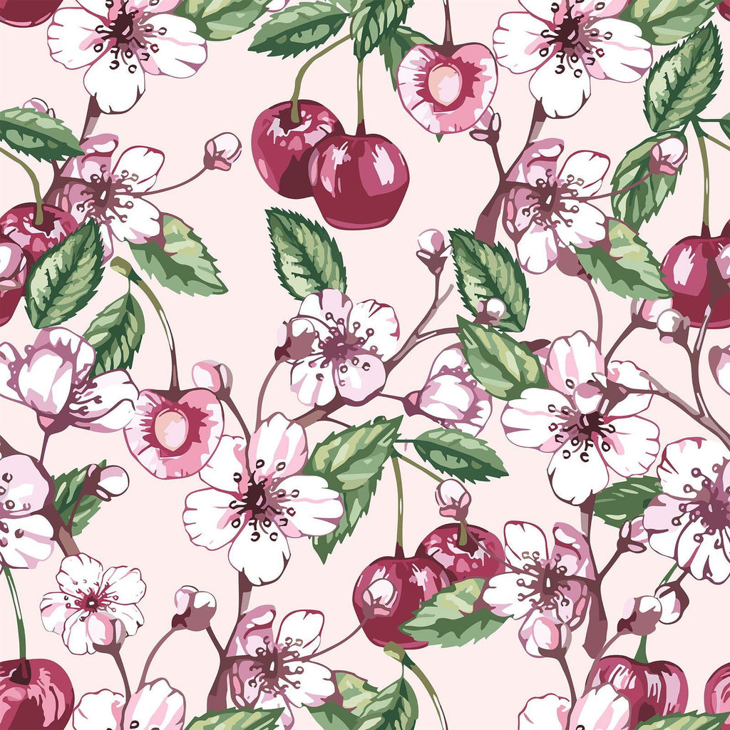 Cherry Love Wallpaper | DeccoPrint