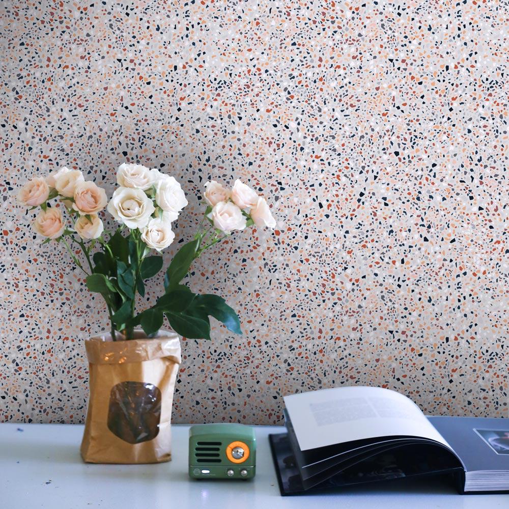 Chips of Quartz Peel and Stick Wallpaper, Removable Wallpaper, Traditional Wallpaper | DeccoPrint