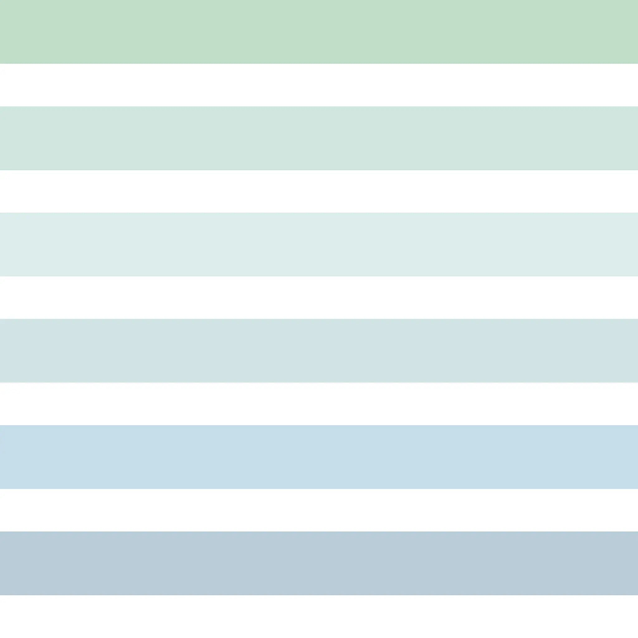 Pattern of horizontal stripes in green, white, and light blue.