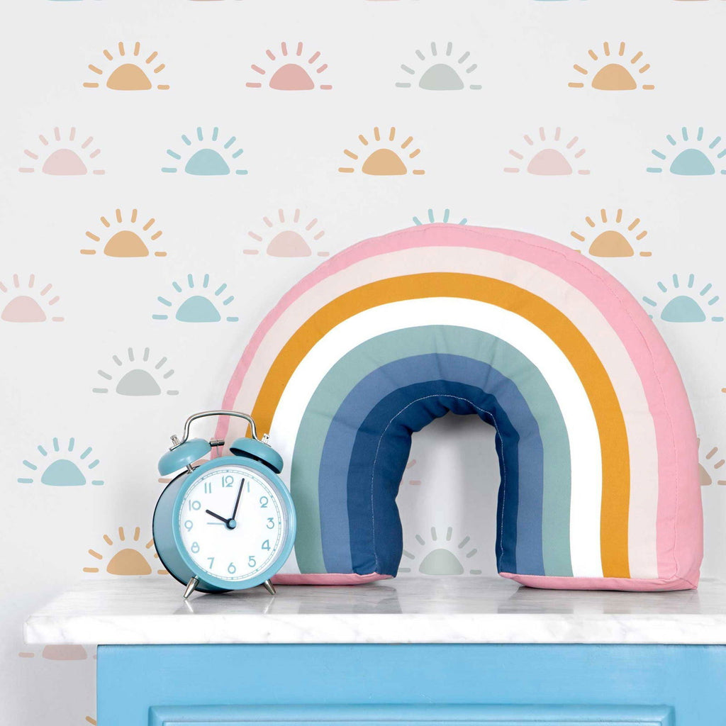 Colorful Suns Wallpaper | DeccoPrint