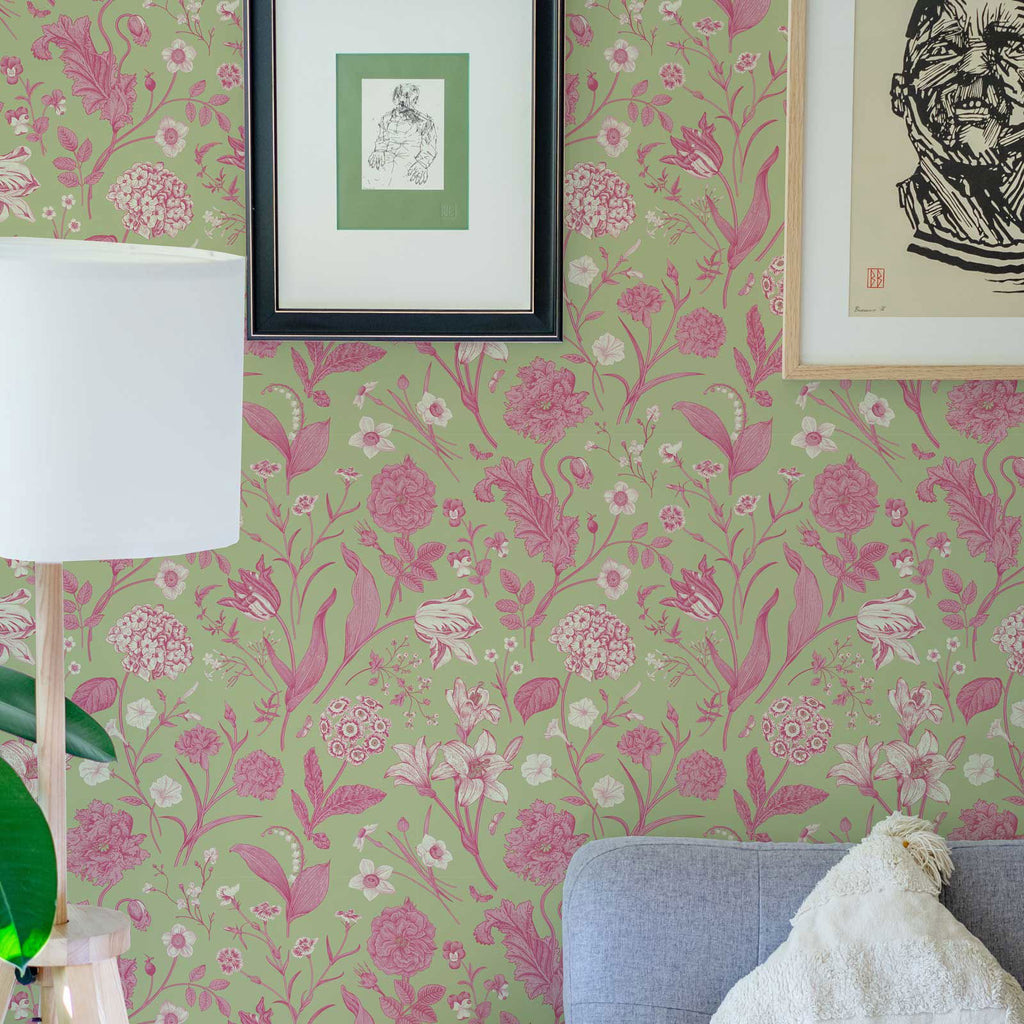 Contrast in Meadow Wallpaper - DeccoPrint