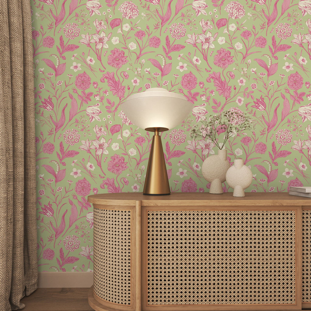 Contrast in Meadow Wallpaper | DeccoPrint