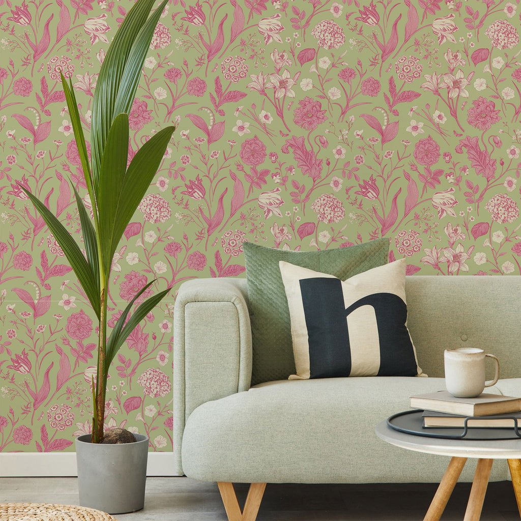 Contrast in Meadow Wallpaper | DeccoPrint