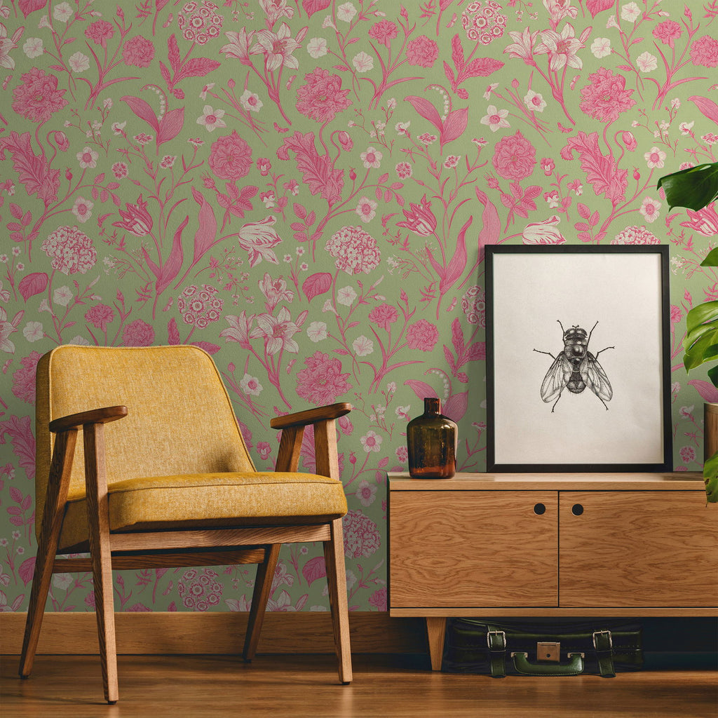 Contrast in Meadow Wallpaper | DeccoPrint