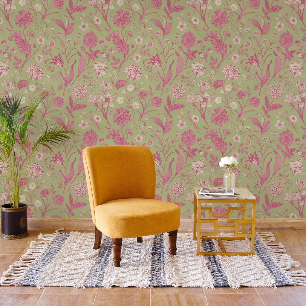 Contrast in Meadow Wallpaper | DeccoPrint