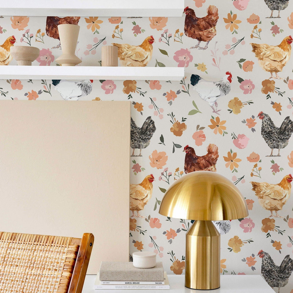 Country Chick Wallpaper Charming Rustic Farmhouse DeccoPrint country-chick-wallpaper-charming-rustic-farmhouse-deccoprint