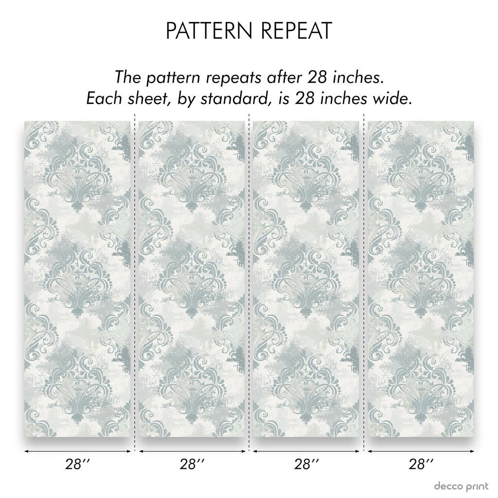 Imperial Rococo Peel and Stick Wallpaper, Removable Wallpaper, Traditional Wallpaper | DeccoPrint