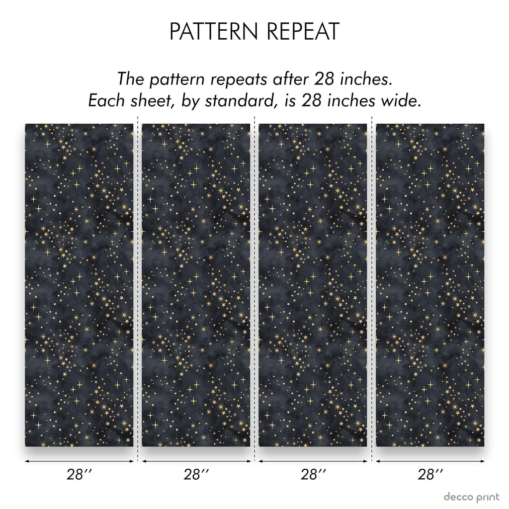 Nightscape Peel and Stick Wallpaper, Removable Wallpaper, Traditional Wallpaper | DeccoPrint