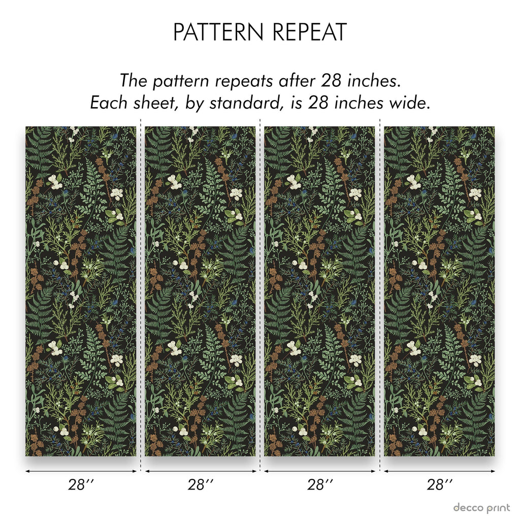 Midnight Tale Peel and Stick Wallpaper, Removable Wallpaper, Traditional Wallpaper | DeccoPrint