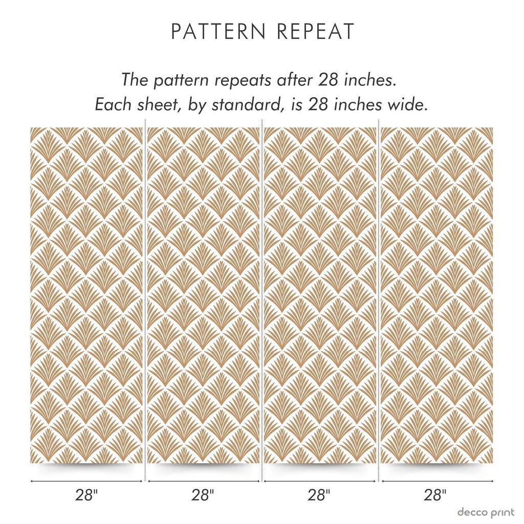 Botanical Deco Peel and Stick Wallpaper, Removable Wallpaper, Traditional Wallpaper | DeccoPrint
