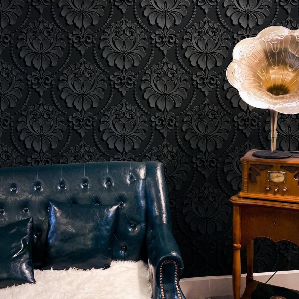 Digital Baroque Peel and Stick Wallpaper, Removable Wallpaper, Traditional Wallpaper | DeccoPrint