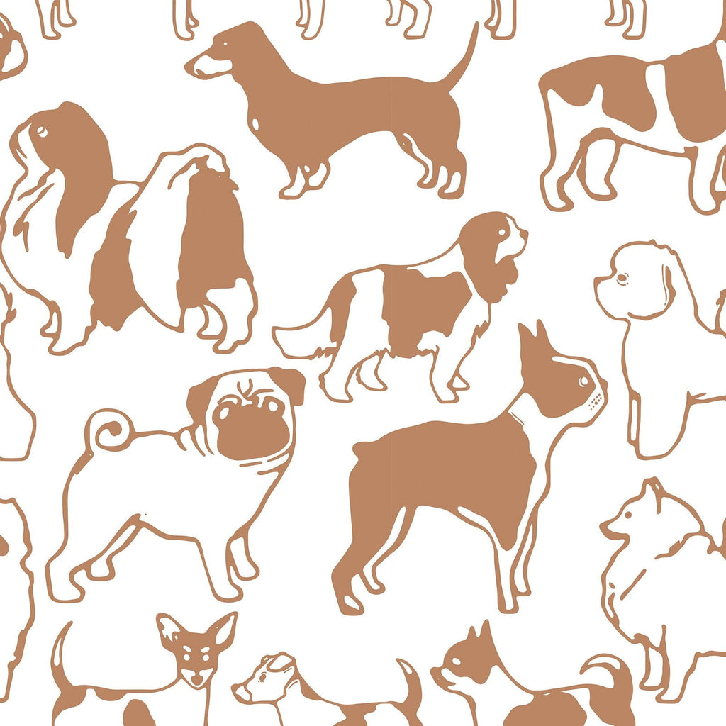 Dog Park Peel and Stick Wallpaper, Removable Wallpaper, Traditional Wallpaper | DeccoPrint