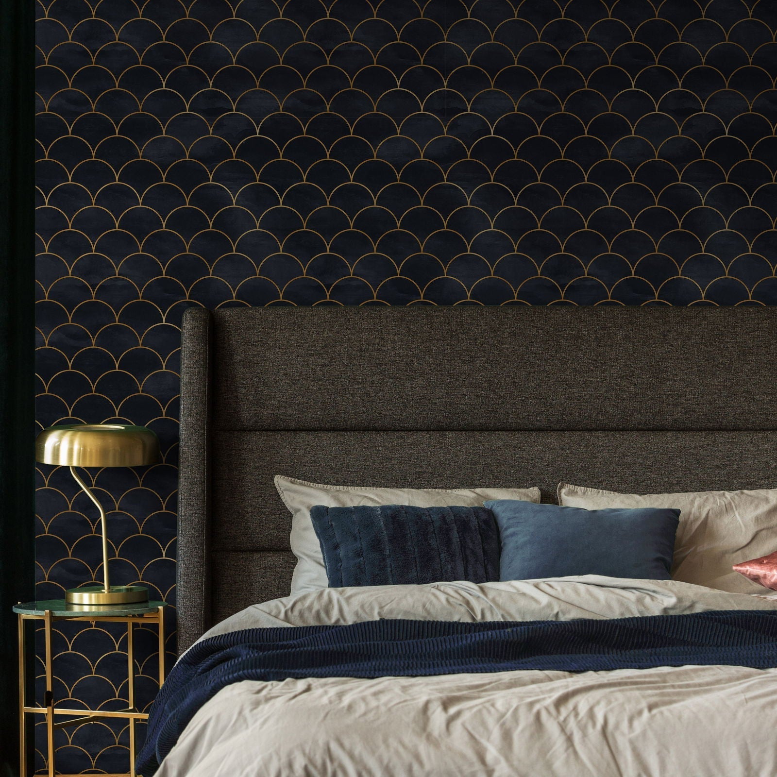 Chic Deco Peel and Stick Wallpaper, Removable Wallpaper, Traditional Wallpaper | DeccoPrint