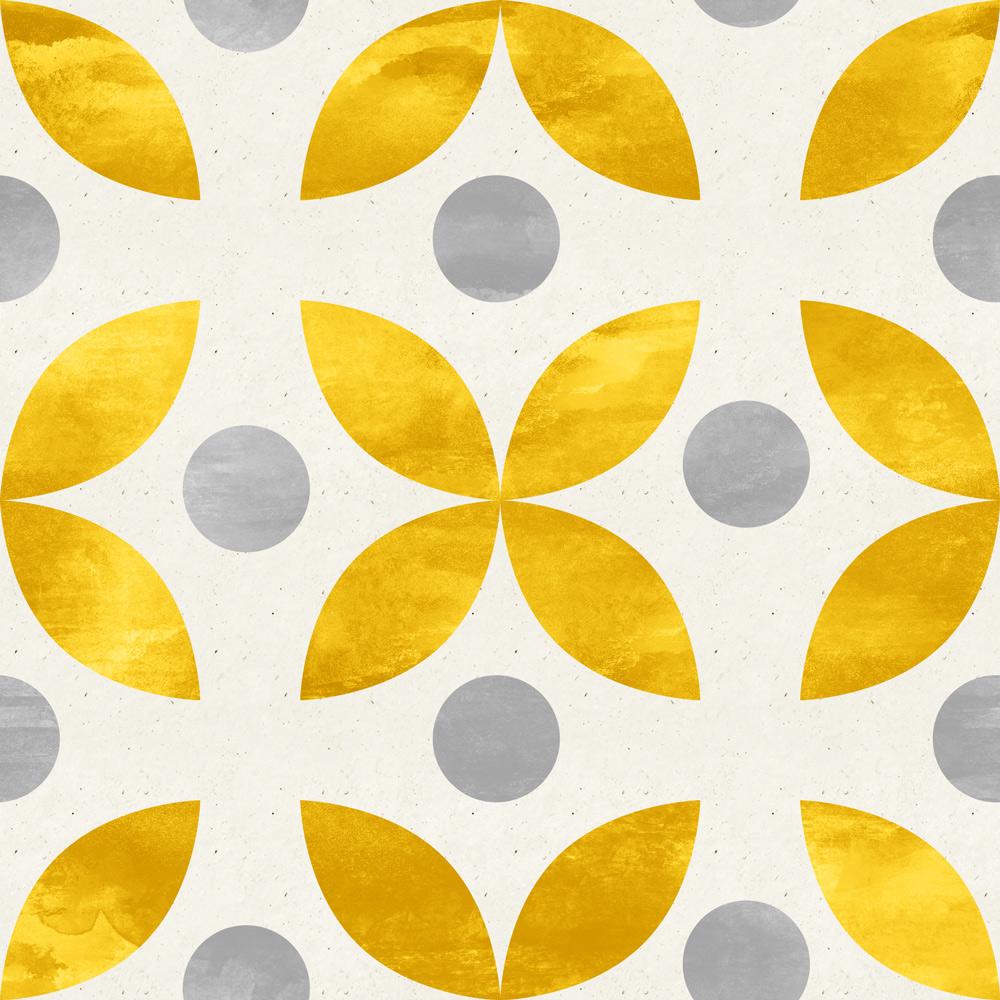 Dots and Shapes Wallpaper - DeccoPrint