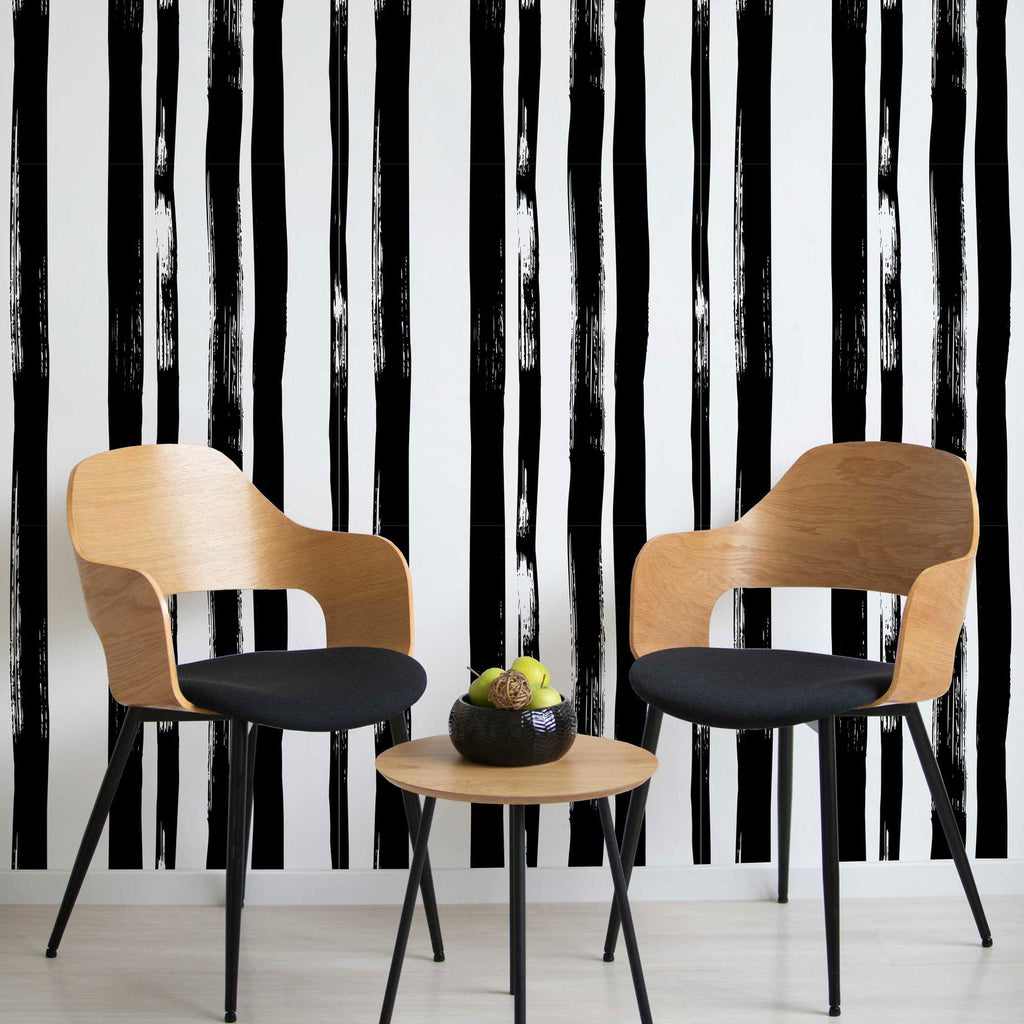 Drawn Verticals Wallpaper - DeccoPrint