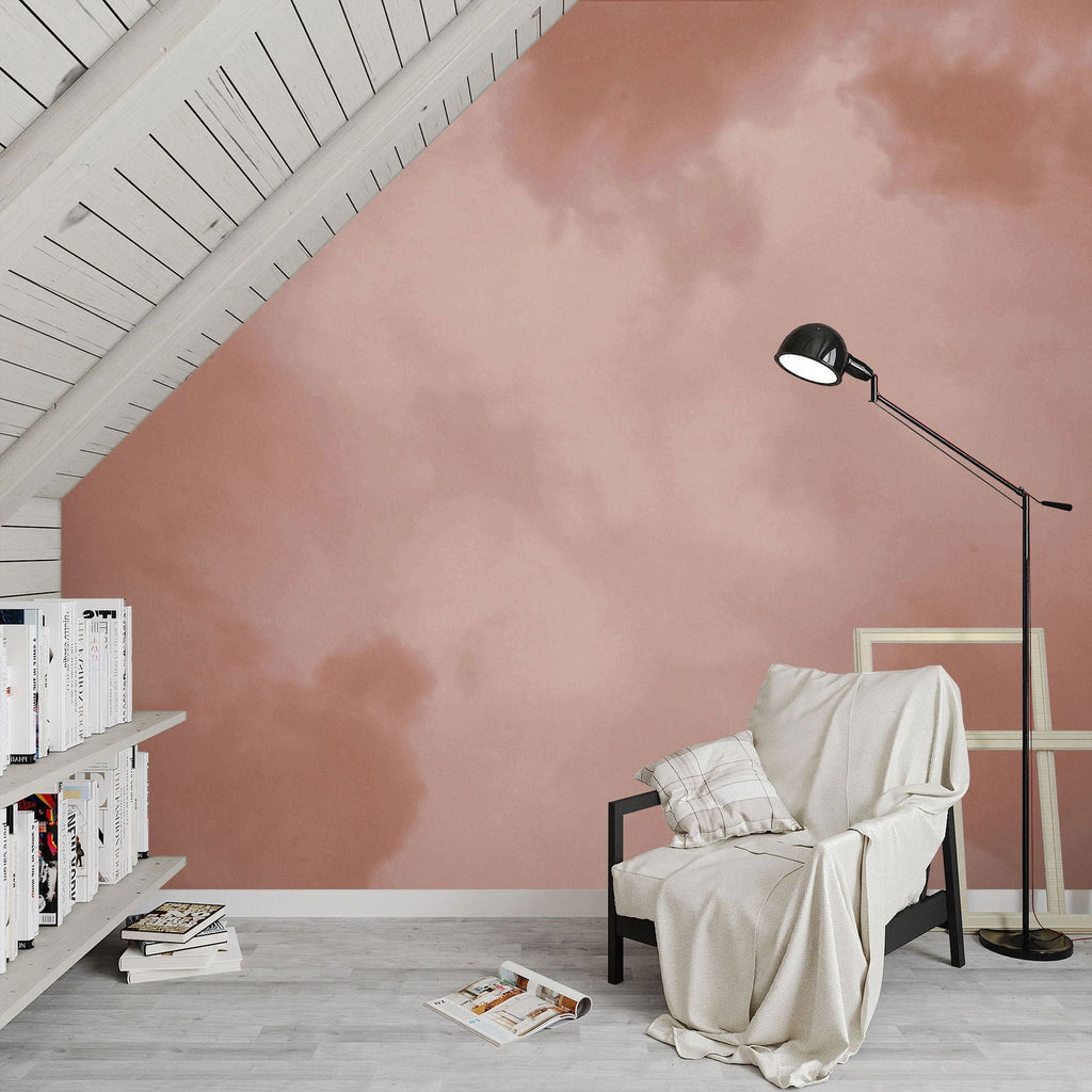 Dreamy Mural Wallpaper - Peach | DeccoPrint