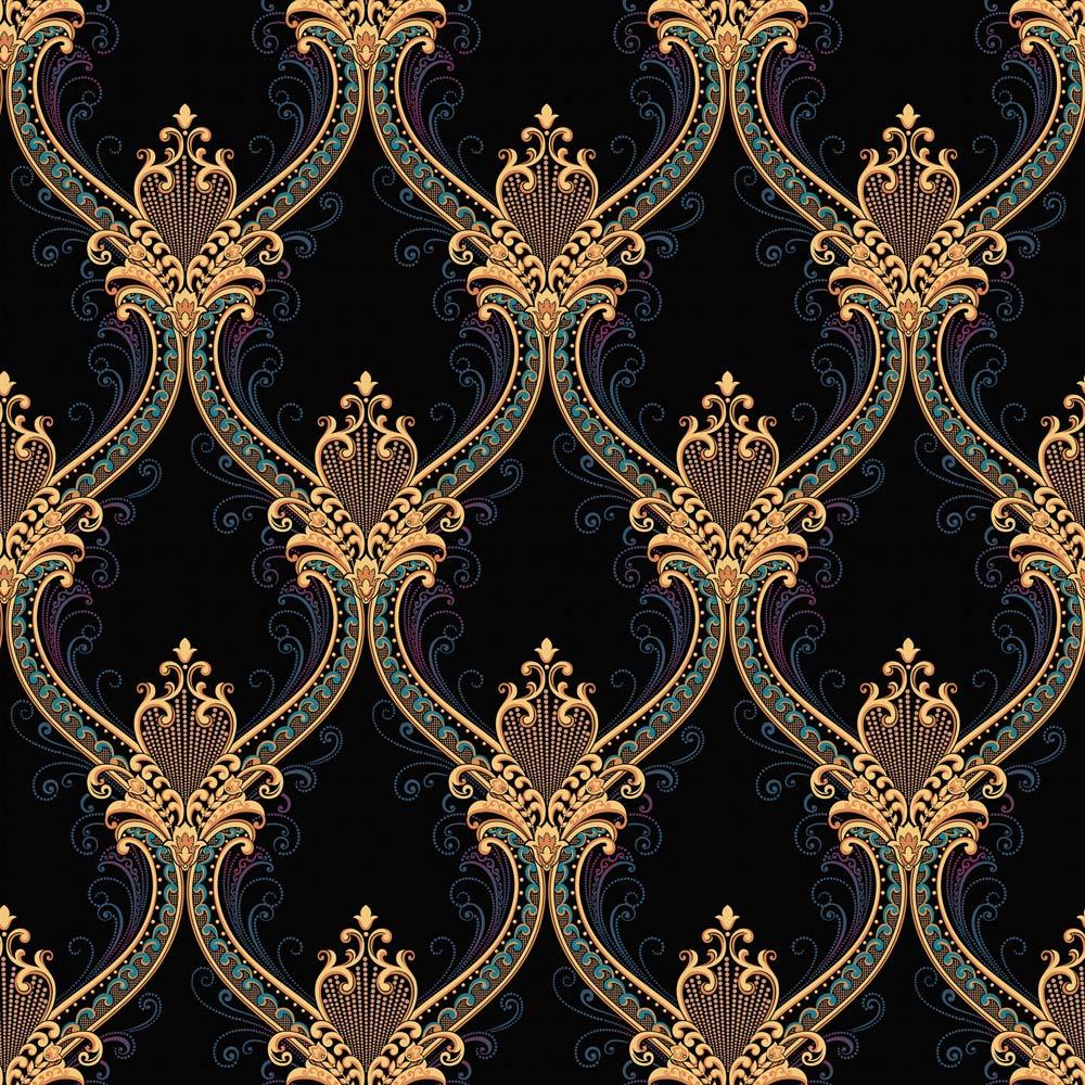 Elegant Curves Peel and Stick Wallpaper, Removable Wallpaper, Traditional Wallpaper | DeccoPrint