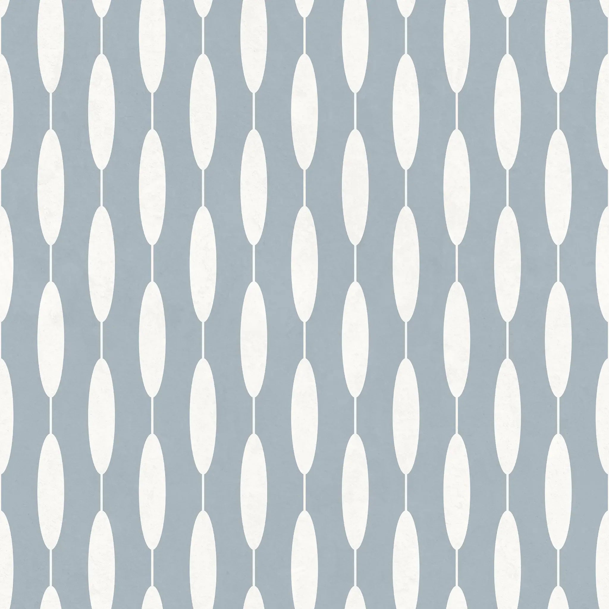 Pattern of white oval shapes on a gray background