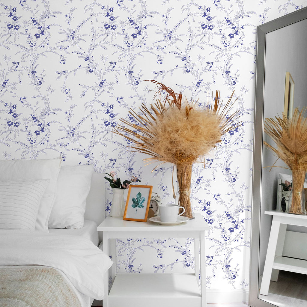 Ethereal Blooms Wallpaper | DeccoPrint