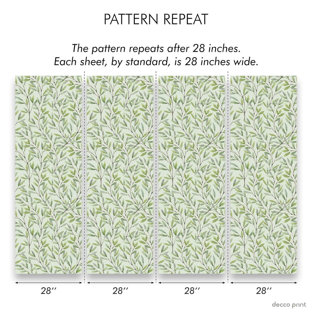 Evergreen Peel and Stick Wallpaper, Removable Wallpaper, Traditional Wallpaper | DeccoPrint