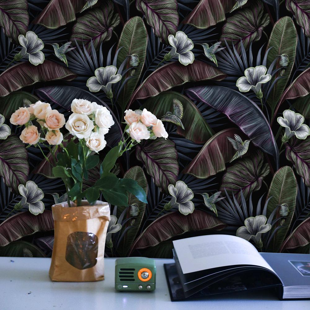 Exotic Foliage Wallpaper - DeccoPrint