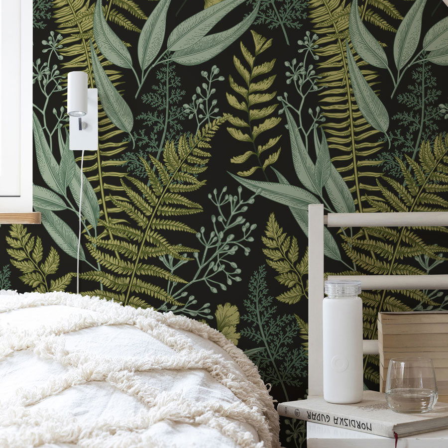 Fern Herbarium Wallpaper - DeccoPrint