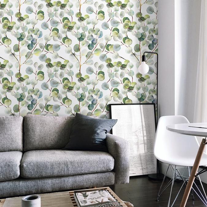 Fine Eucalyptus Wallpaper - DeccoPrint