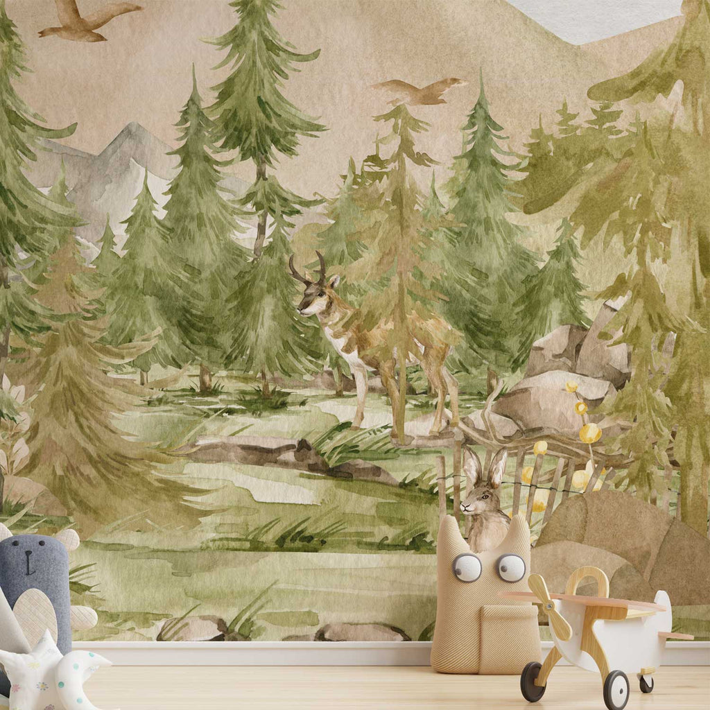 Forest Dwellers Wallpaper - DeccoPrint