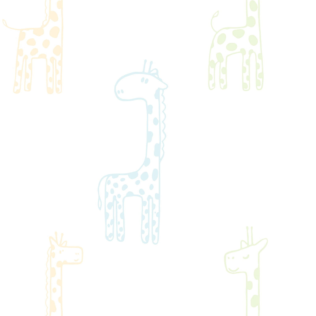 Giraffes are Watching Wallpaper - DeccoPrint