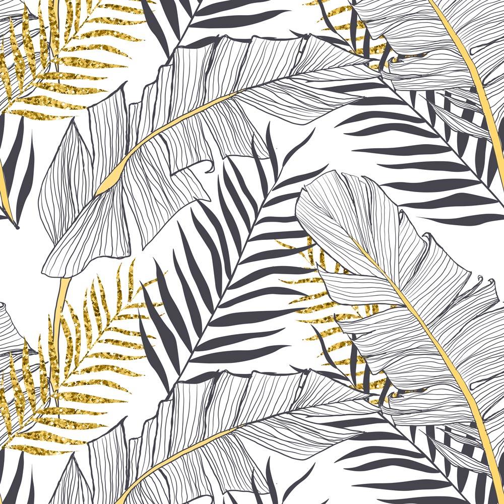 Golden Palm Wallpaper - DeccoPrint