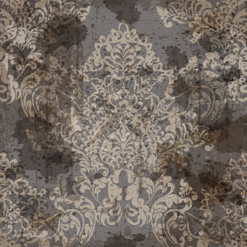 Grungy Baroque Wallpaper - DeccoPrint