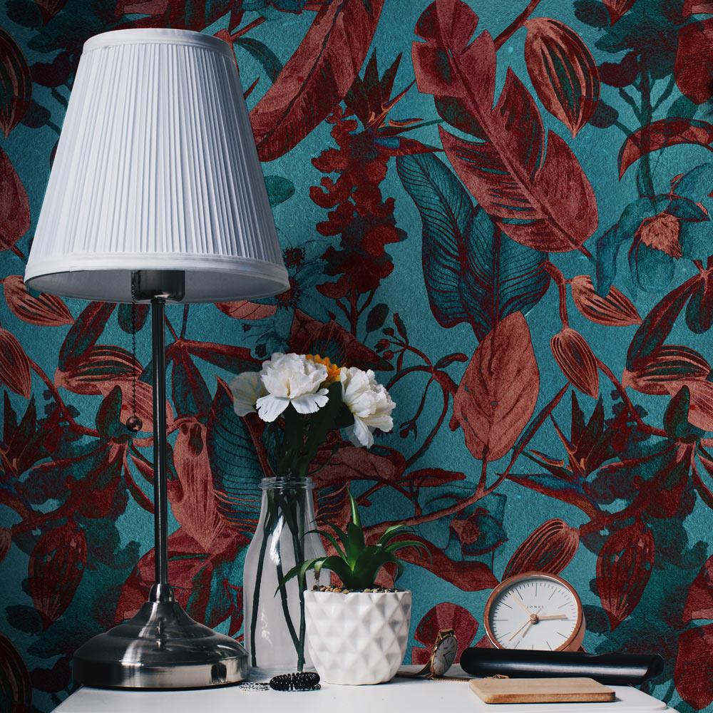 Idyllic Leaves Wallpaper - DeccoPrint