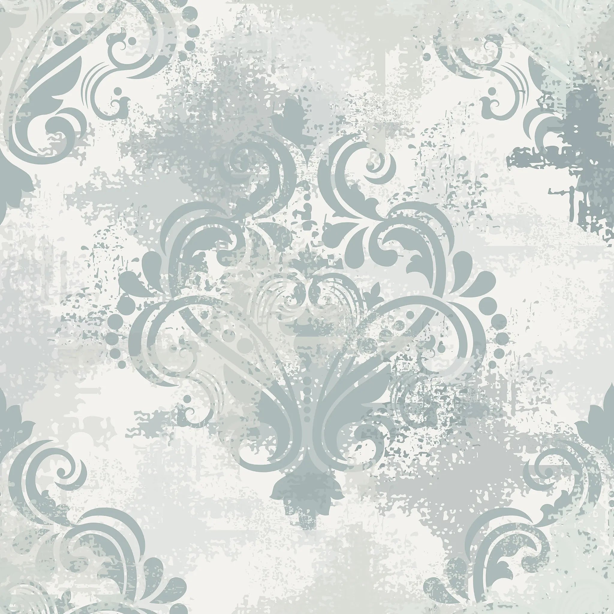 Decorative pattern with swirls and flourishes on a textured background