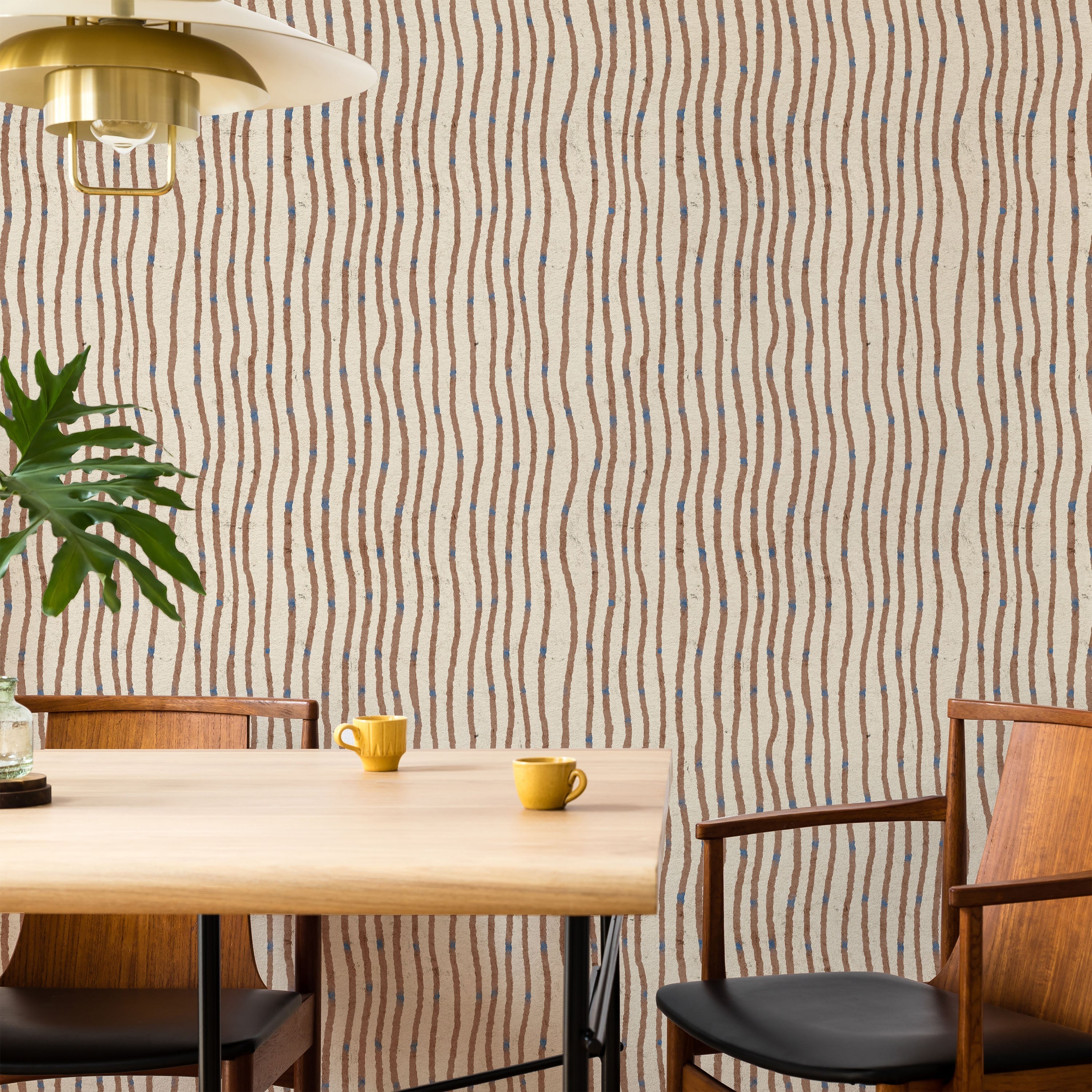 Furuya Korin x Edo Stream Peel and Stick Wallpaper, Removable Wallpaper, Traditional Wallpaper - Vintage Beige | DeccoPrint
