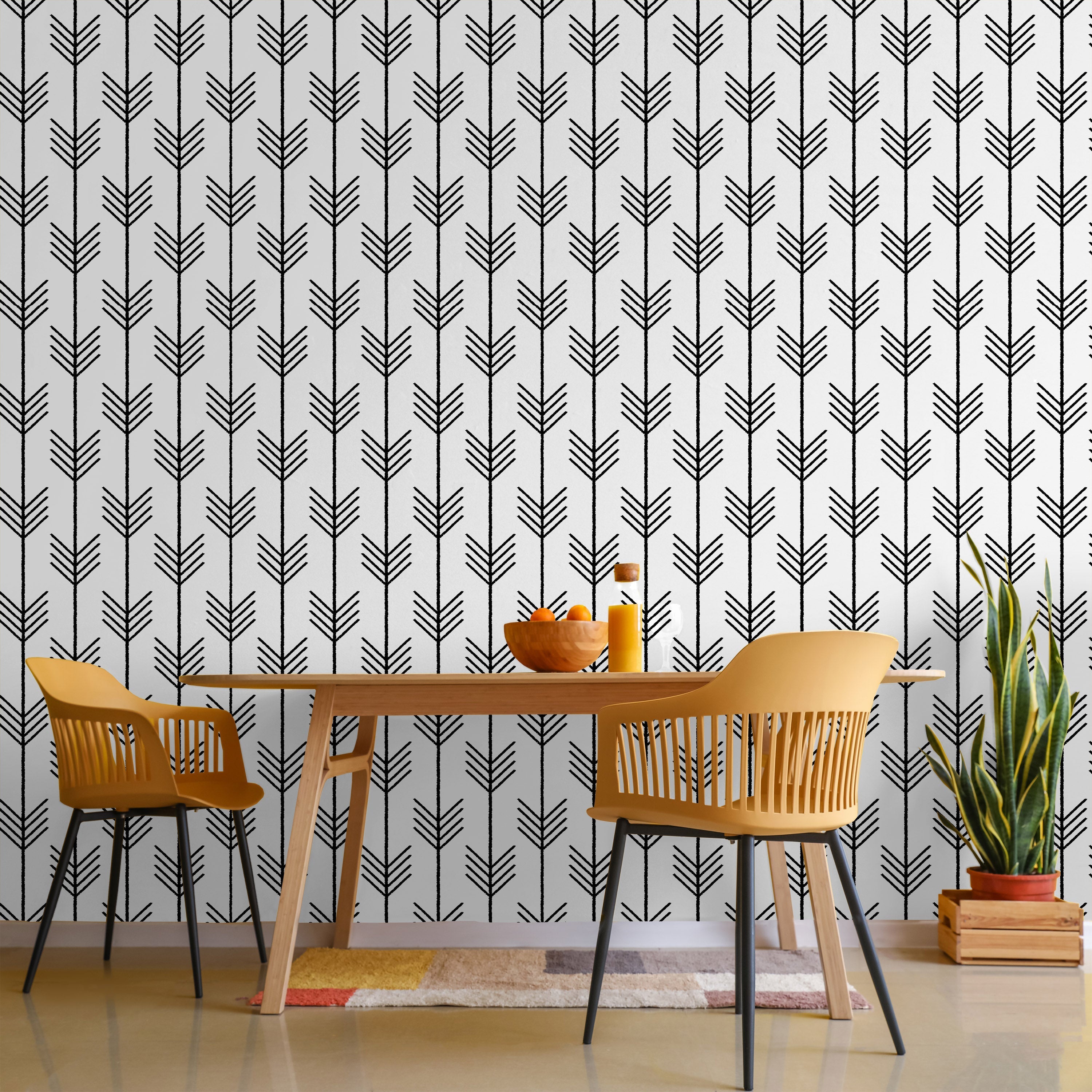 Precise Arrows Peel and Stick Wallpaper, Removable Wallpaper, Traditional Wallpaper | DeccoPrint