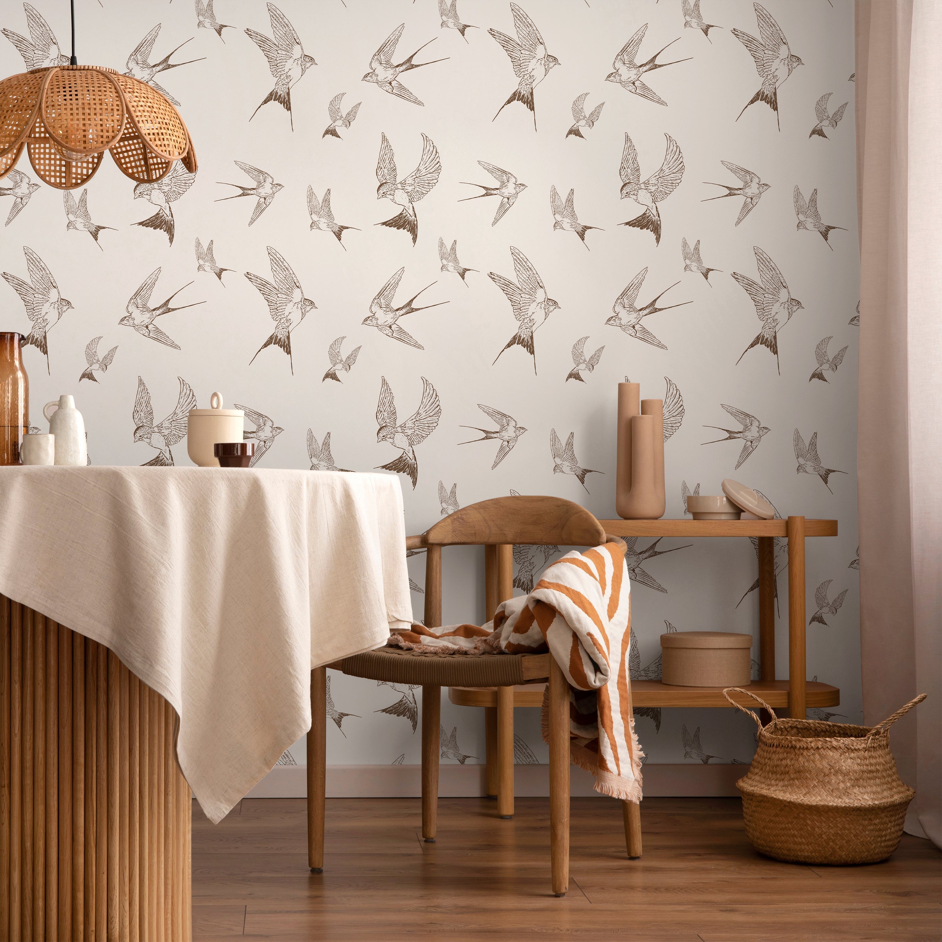 Soar the Sky Peel and Stick Wallpaper, Removable Wallpaper, Traditional Wallpaper | DeccoPrint