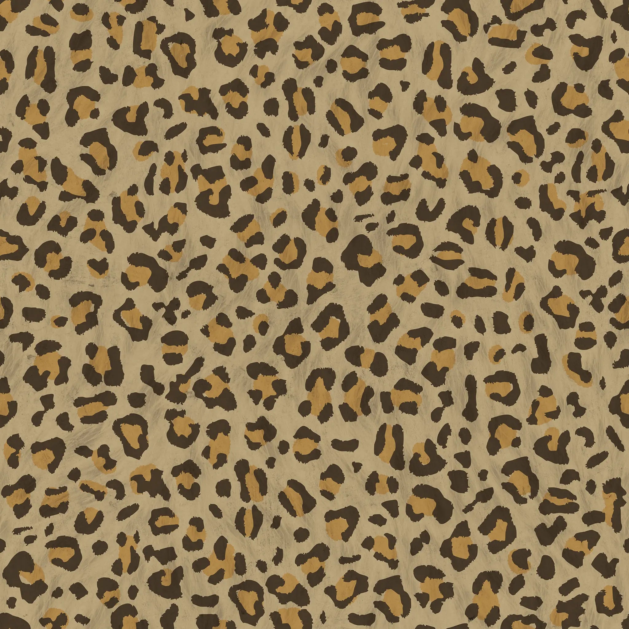 Brown pattern resembling leopard skin on beige background