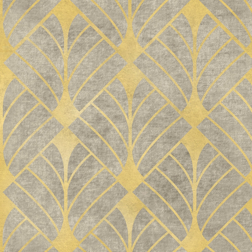 Luxe Deco Peel and Stick Wallpaper, Removable Wallpaper, Traditional Wallpaper - Gold | DeccoPrint