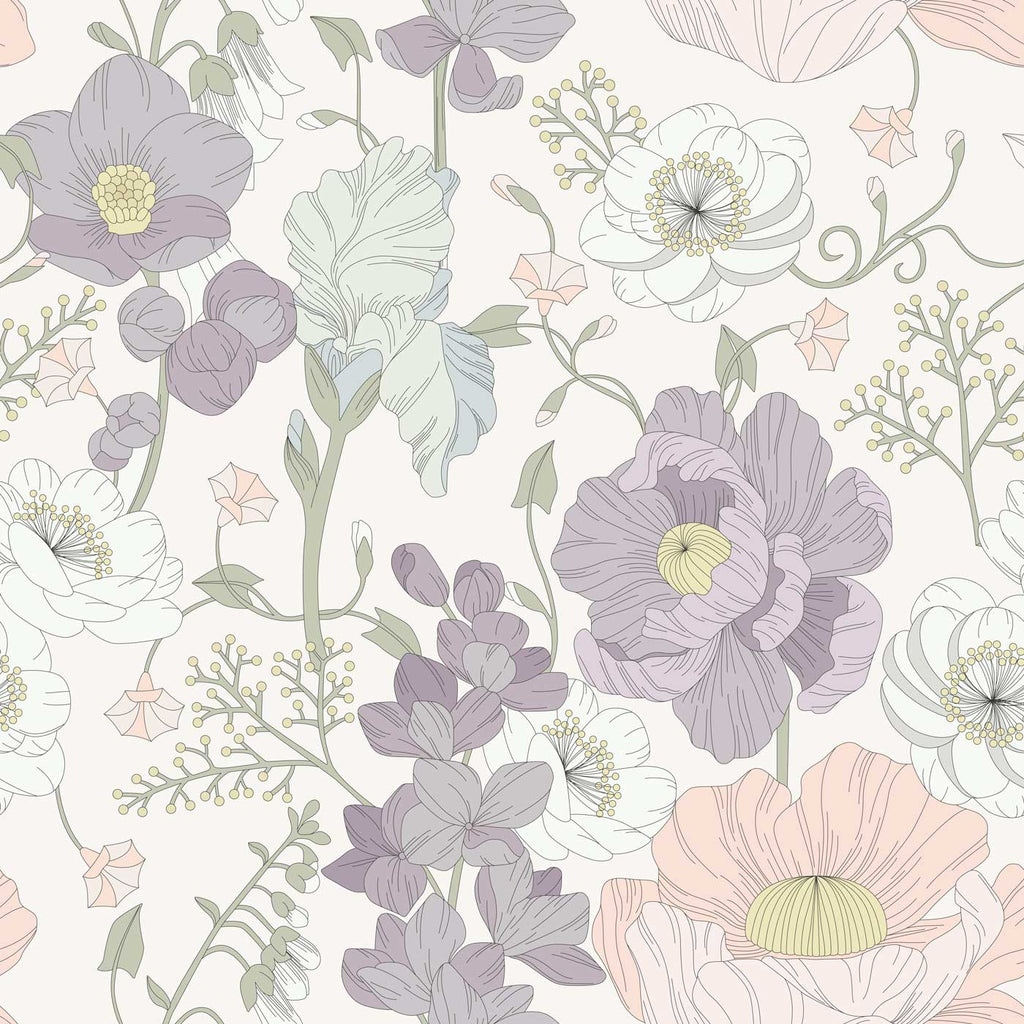 Luxurious Flowers Wallpaper - DeccoPrint