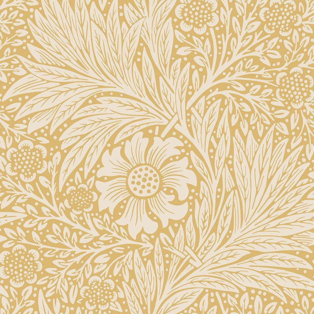 Marigold X William Morris Wallpaper - Yellow | DeccoPrint